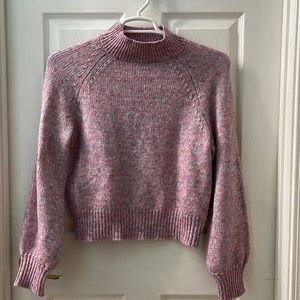New Banana Republic pink crop sweater